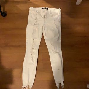 Ripped White Express Jeans